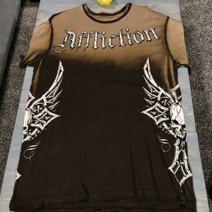Affliction T-shirt! Great condition !
